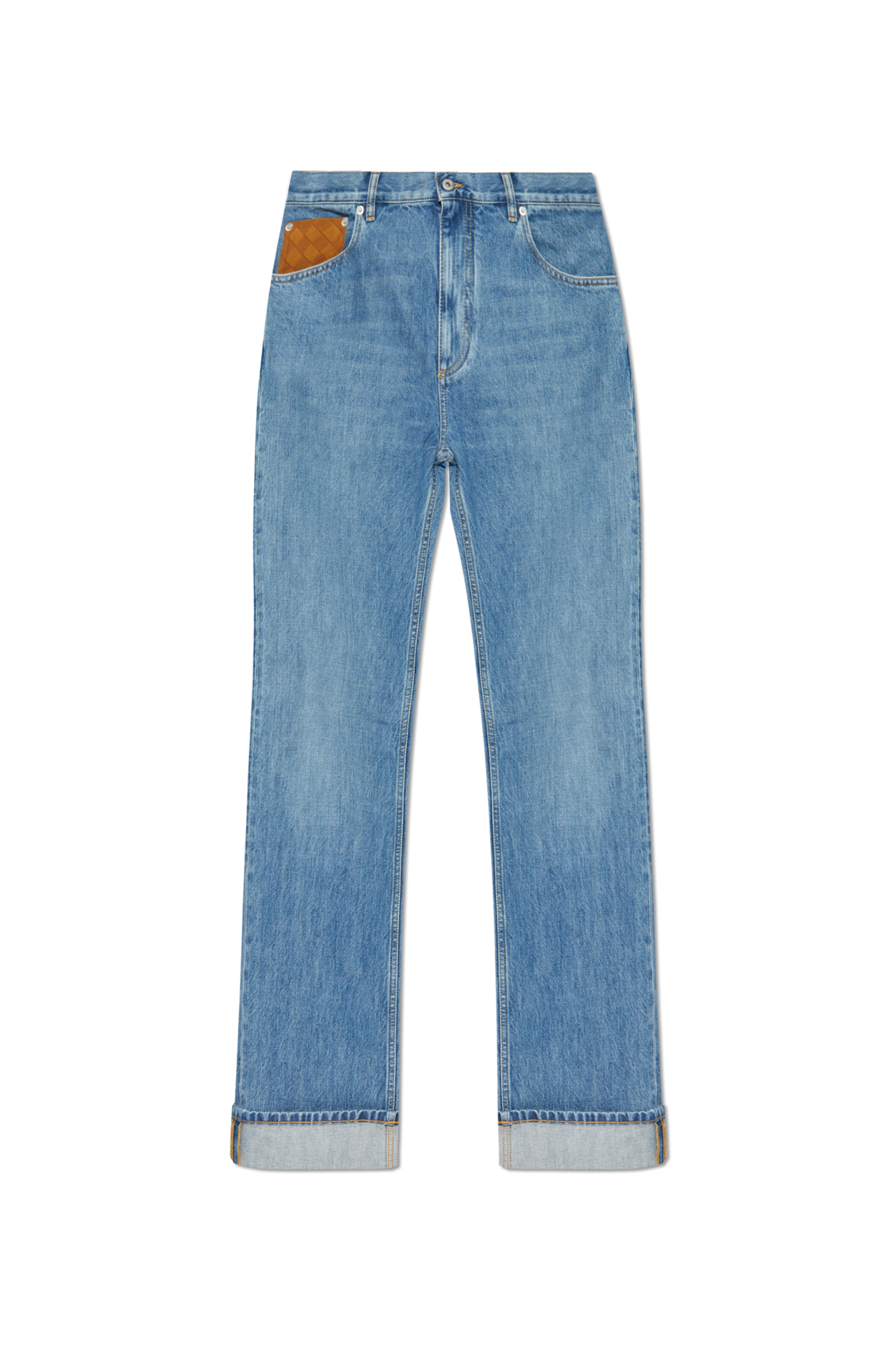 デニム・ジーパン BOTTEGA VENETA JEANS (804819V42W0 4715) Blue Jeans with rolled-up legs Bottega Veneta - Vitkac AS